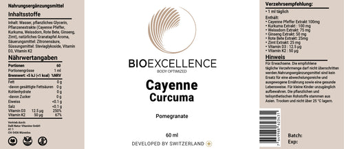 🔥 Cayenne-Curcuma Tropfen (liposomal)