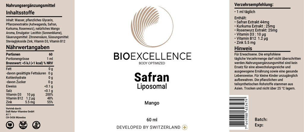 🌼 Safran Liposomal